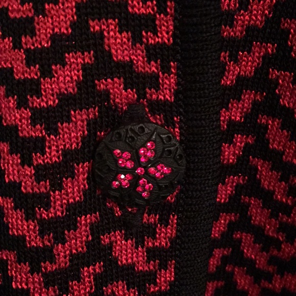 Red Misook brand sweater/jacket - Picture 3 of 3
